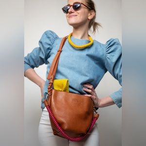 Mecha Mendez mini bucket bag in tan/hypnotic (SOLD)